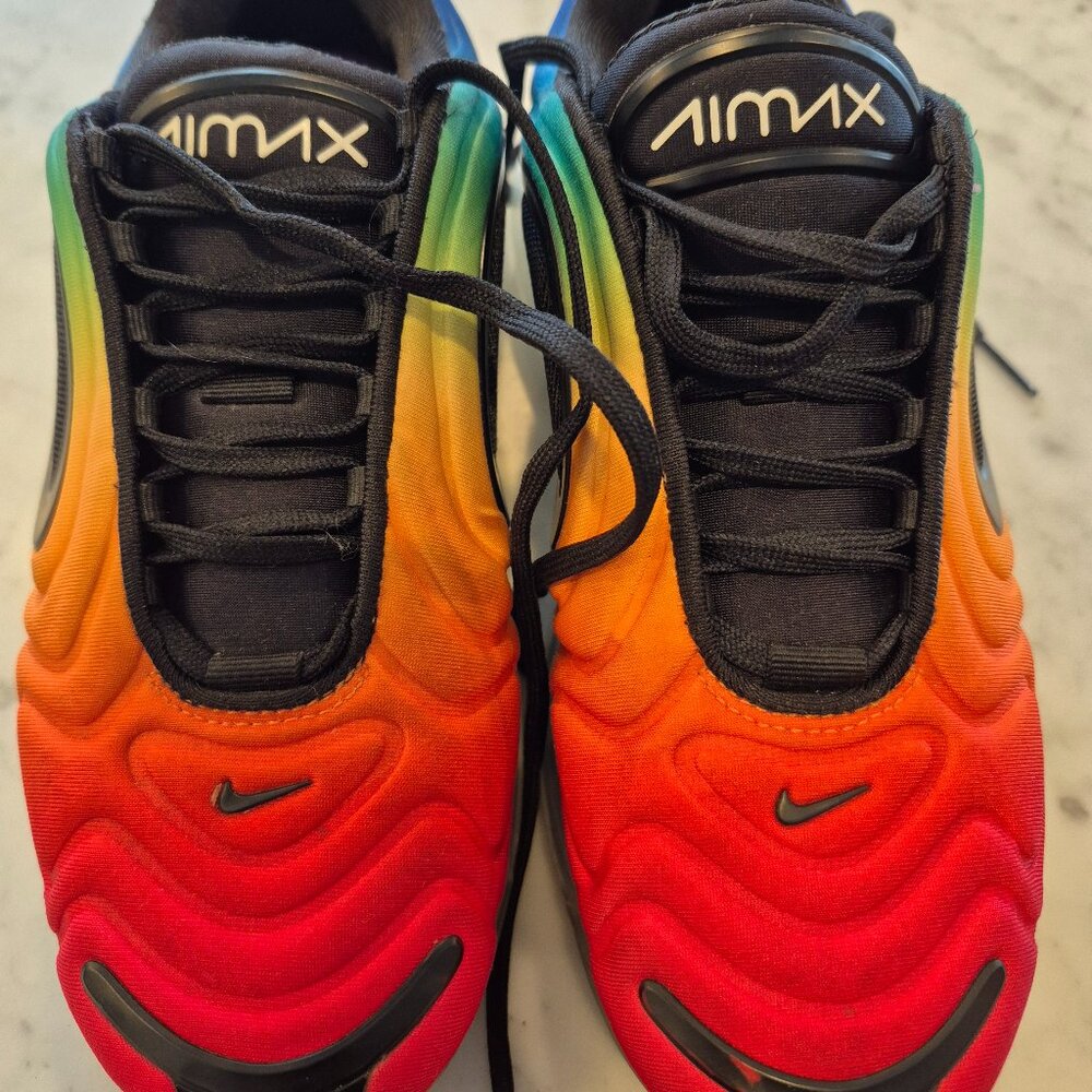 Nike Air Max 720 Rainbow Be True Gilbert Baker Sneaker - Boys Size 5